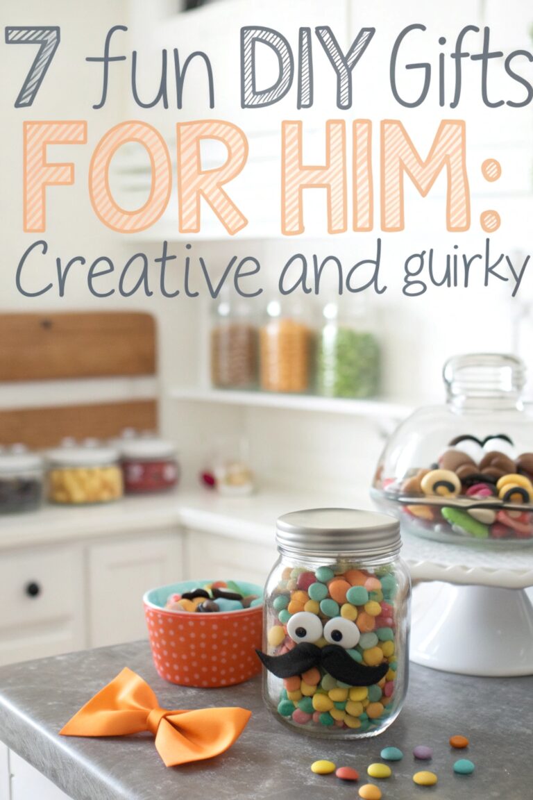 7 Fun DIY Gifts for Him: Creative and Quirky