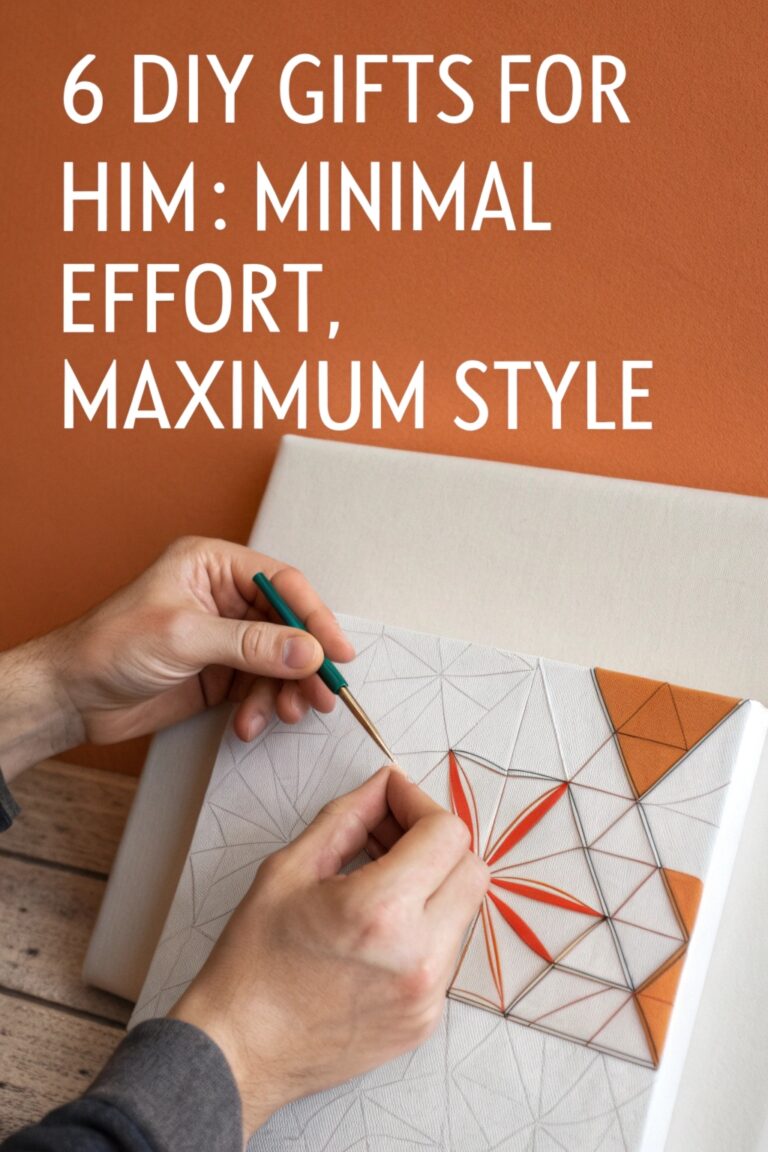 6 DIY Gifts for Him: Minimal Effort, Maximum Style