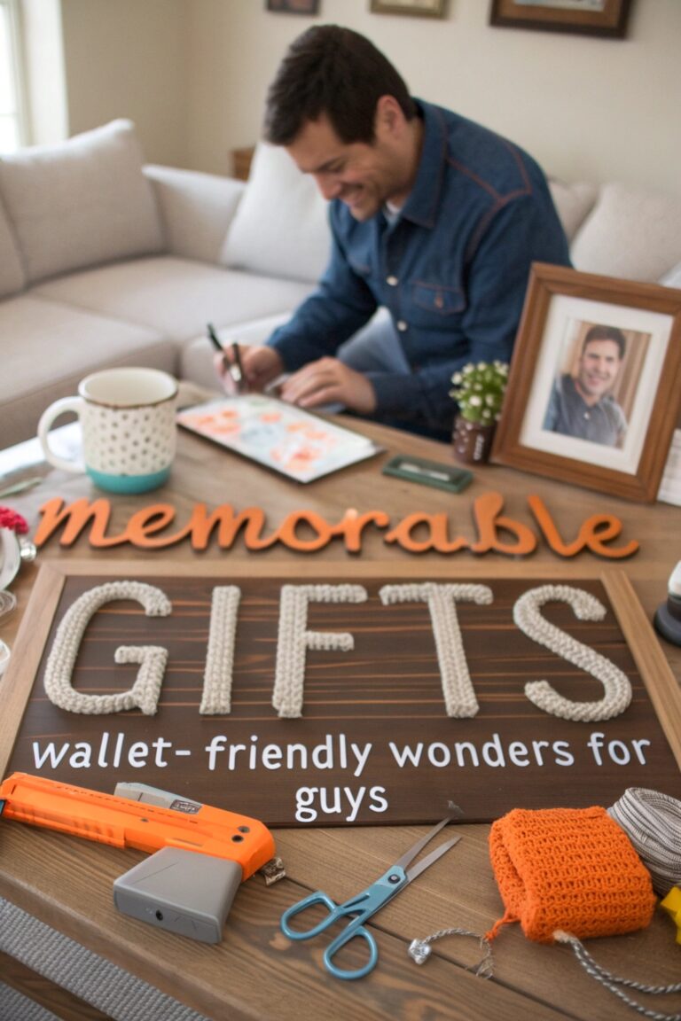 Wallet-Friendly Wonders: 6 Affordable DIY Gifts for Guys