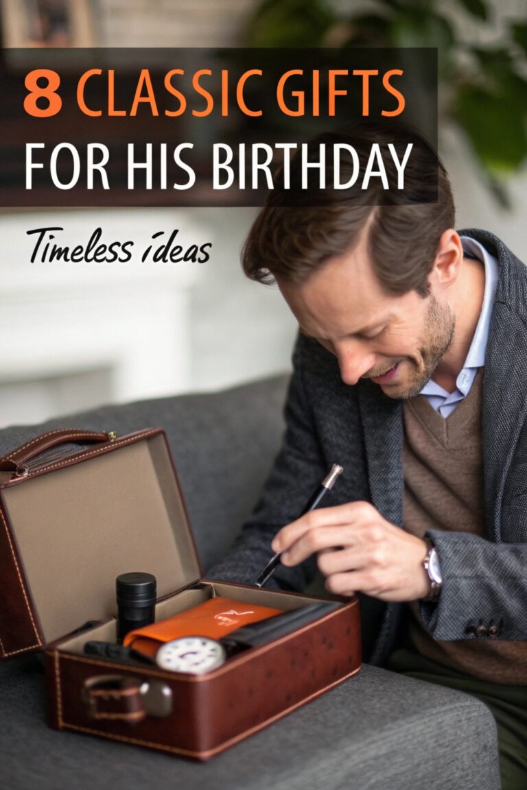 8 Classic Gifts for His Birthday [Timeless Ideas]