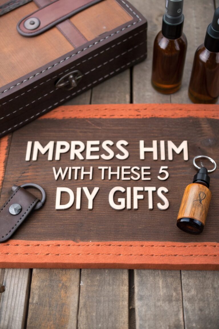 5 DIY Gifts to Impress the Man Who Has Everything