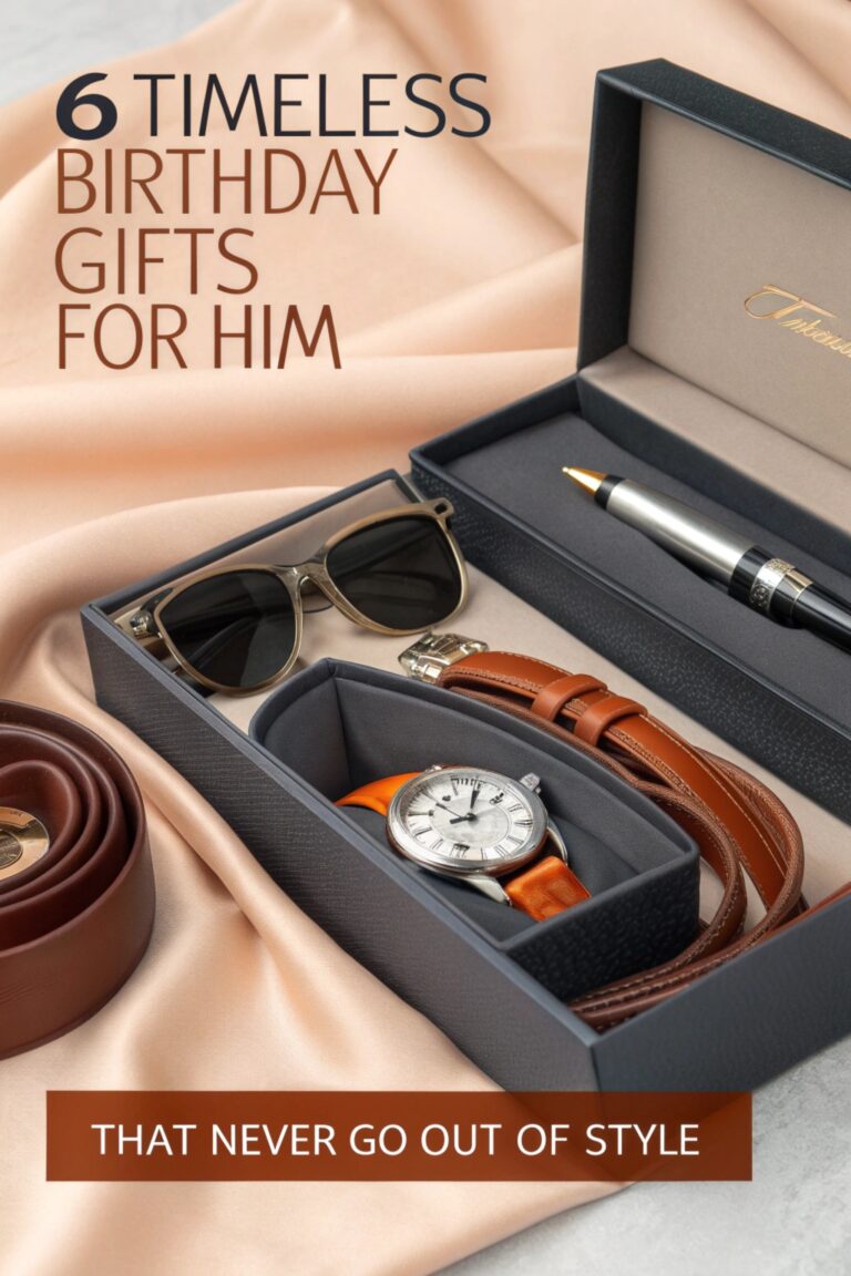 6 Timeless Birthday Gifts for Him That Never Go Out of Style