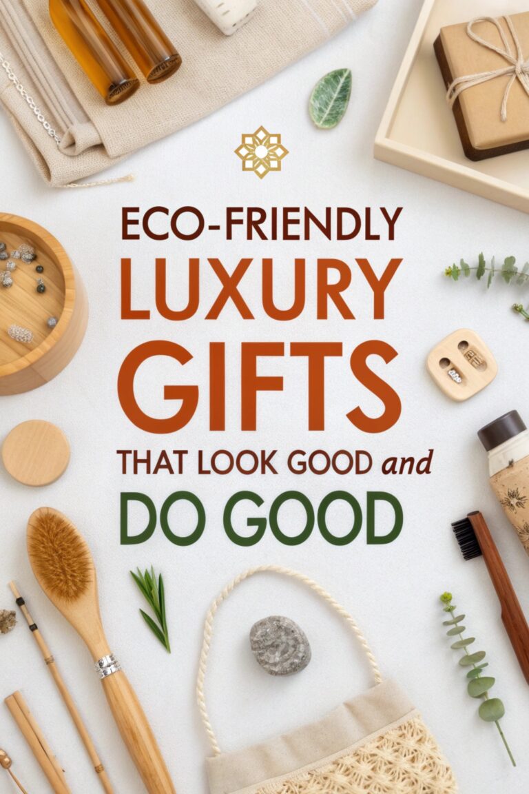 Eco-Friendly Luxury Gifts That Look Good and Do Good