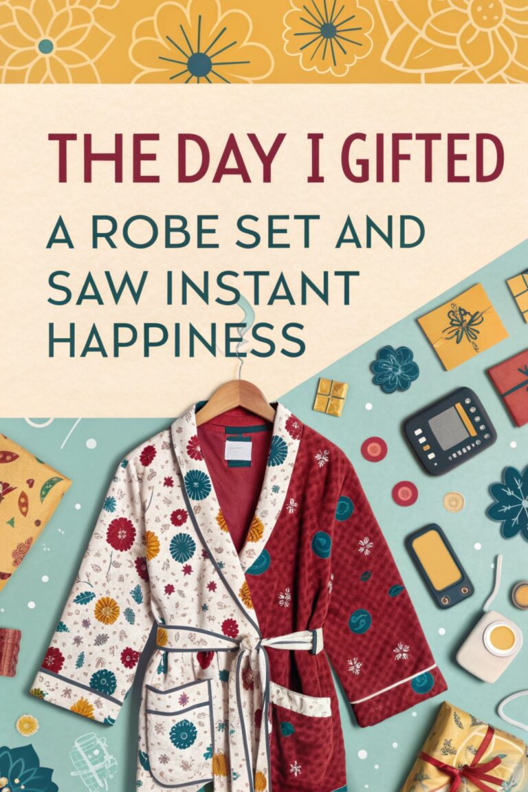 The Day I Gifted a Robe Set and Saw Instant Happiness