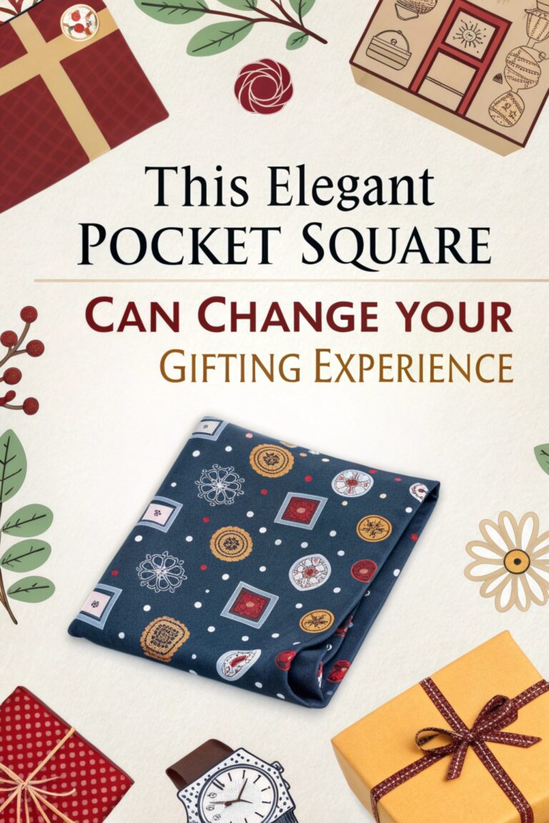 This Elegant Pocket Square can Change Your Gifting Experience